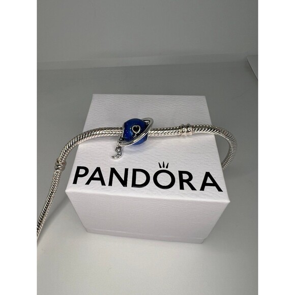 Pandora Blue Saturn Charm - Picture 4 of 7